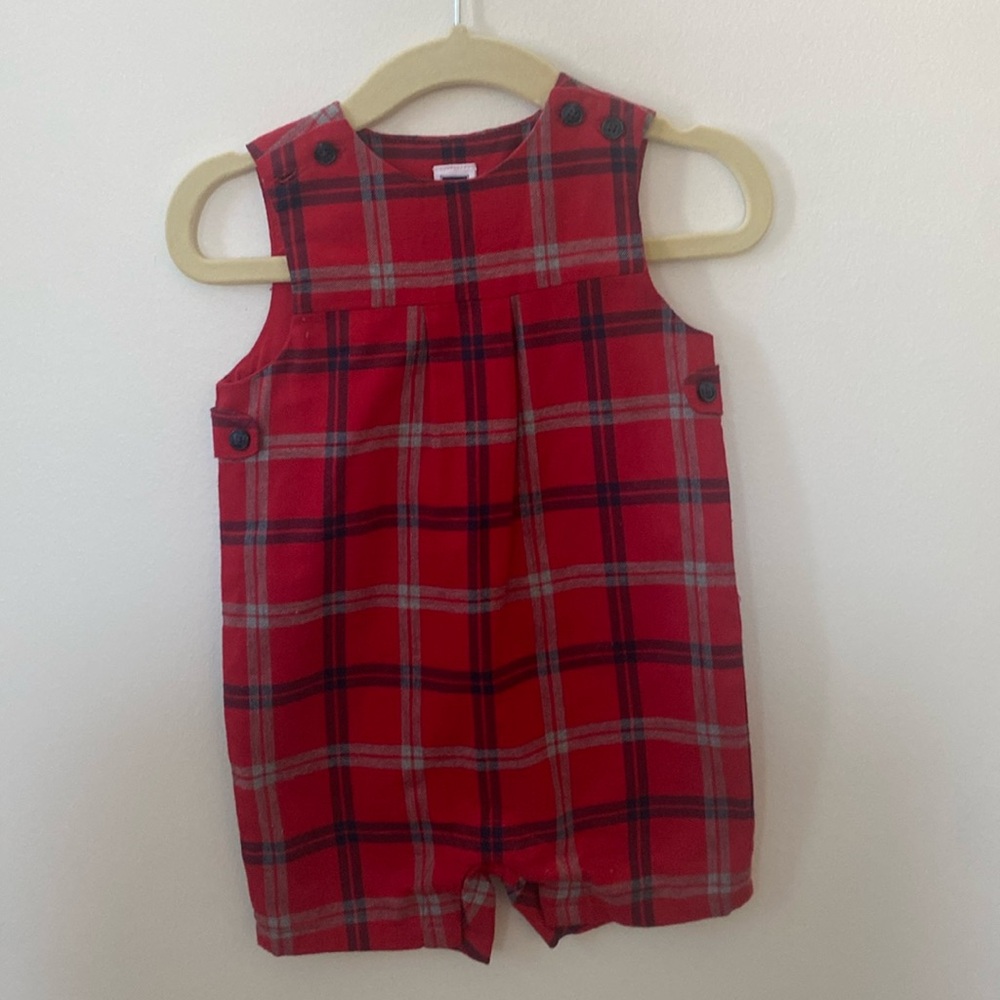 Jamie and Jack 3-6 months boys shortalls